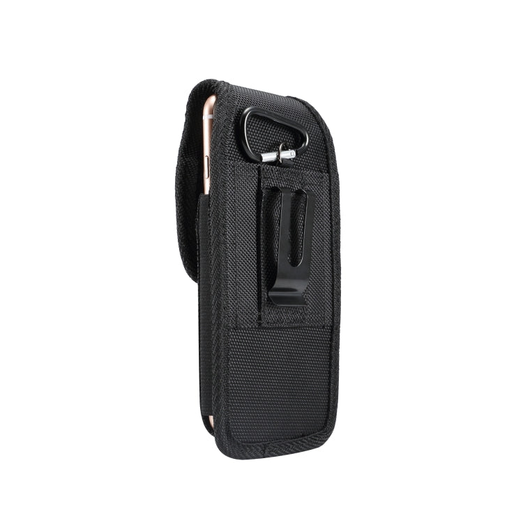 Marsupio verticale universale in tessuto di nylon da 6,3 pollici per iPhone XS Max, Galaxy S10+, Huawei Mate 20