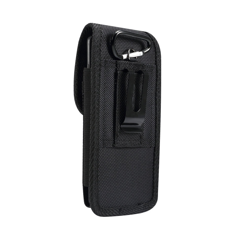 Marsupio verticale universale in tessuto di nylon da 5,5 pollici per iPhone XR e 8 Plus, Galaxy S10, Huawei Mate 20 Pro