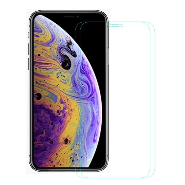Per iPhone 11 Pro / XS / X 2 pezzi ENKAY Hat-Prince 0,26mm 9H 2,5D Pellicola in vetro temperato, For XS (2 PCS)