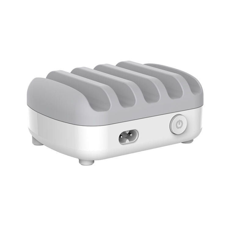Stazione di ricarica intelligente ORICO DUK-5P 40W 5 porte USB con supporto per telefono e tablet
