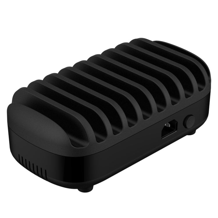 Stazione di ricarica intelligente ORICO DUK-10P 120 W 10 porte USB con supporto per telefono e tablet, EU Plug(Black), EU Plug(White), US Plug(Black), US Plug(White), UK Plug(Black), UK Plug(White), AU Plug(Black), AU Plug(White)