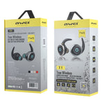 Auricolare sportivo AWEI T1 IPX4 Auricolare stereo wireless Bluetooth V4.2 impermeabile, supporto TWS, T1