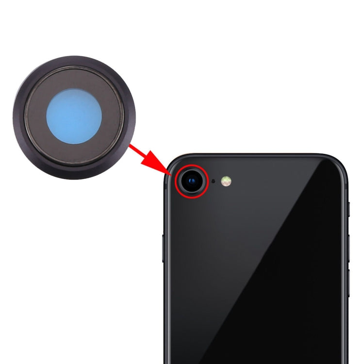 Anello dell'obiettivo della fotocamera posteriore per iPhone 8, For iPhone 8