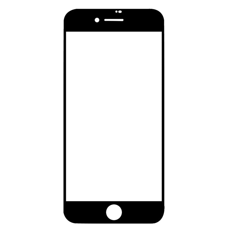 Per iPhone SE 2022/2020 Pellicola in vetro temperato in alluminio alto con bordo ad arco di grandi dimensioni a schermo intero, 1pcs