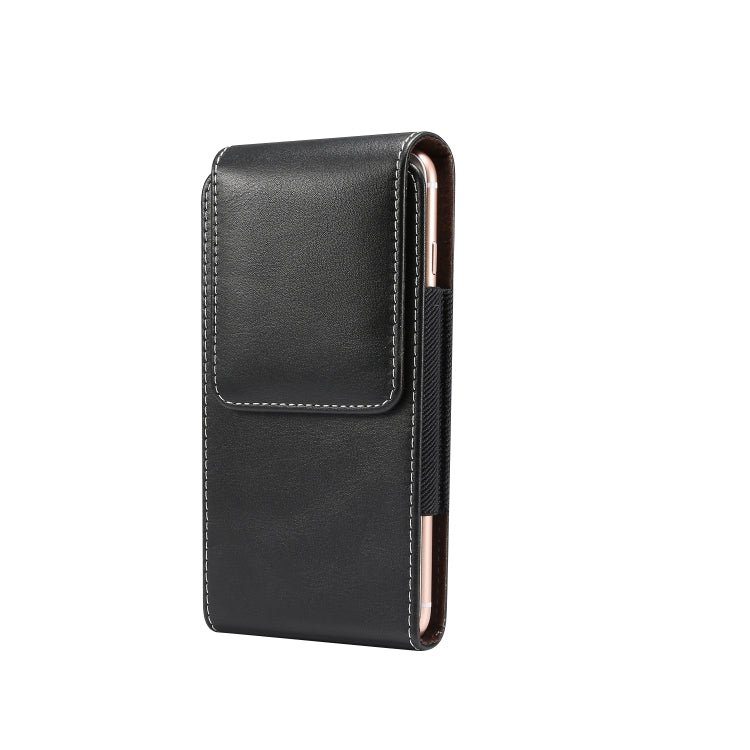 Marsupio verticale universale in pelle di agnello da 5,2 pollici per iPhone XS, Galaxy S10e, Huawei P30, For 5.2 inch