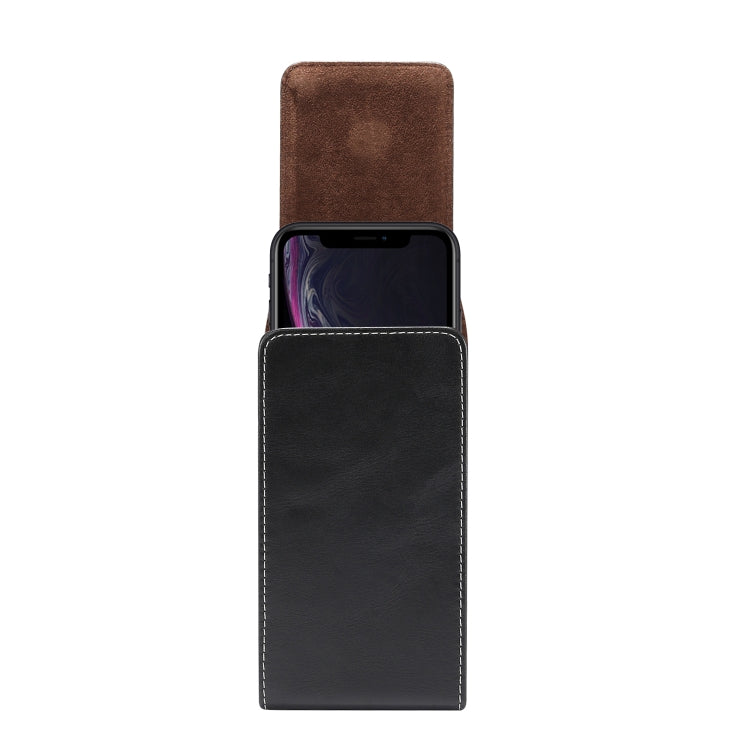Marsupio verticale universale in pelle di agnello da 5,2 pollici per iPhone XS, Galaxy S10e, Huawei P30, For 5.2 inch
