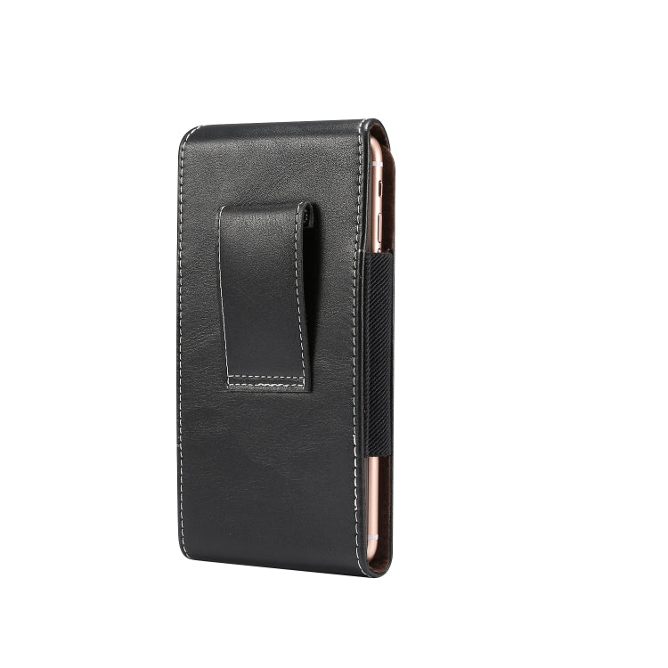 Marsupio verticale universale in pelle di agnello da 5,5 pollici per iPhone XR e 8 Plus, Galaxy S10, Huawei P30 Lite, For 5.5 inch