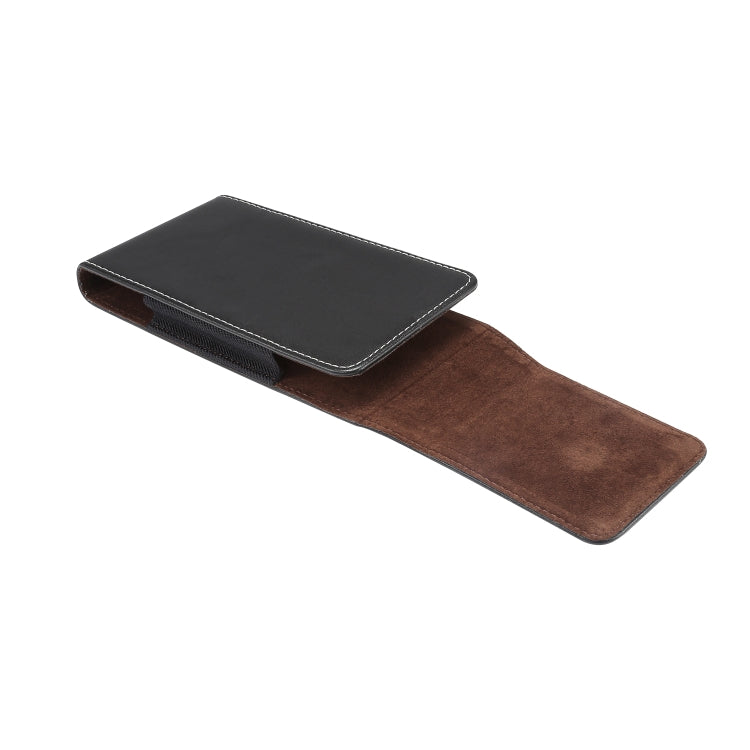 Marsupio verticale universale in pelle di agnello da 5,5 pollici per iPhone XR e 8 Plus, Galaxy S10, Huawei P30 Lite, For 5.5 inch