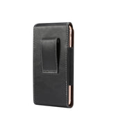 Marsupio verticale in pelle per smartphone 6,9"