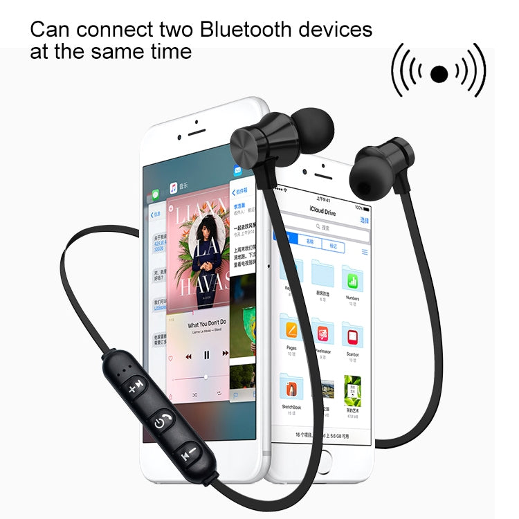 Auricolari Bluetooth V4.2 wireless intrauricolari magnetici XT11, XT11 (Gold), XT11 (Blue), XT11 (Tarnish), XT11 (Silver)