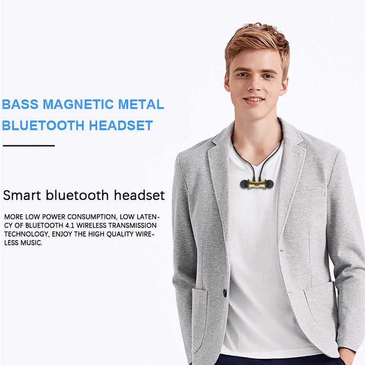 Auricolari Bluetooth V4.2 wireless intrauricolari magnetici XT11, XT11 (Gold), XT11 (Blue), XT11 (Tarnish), XT11 (Silver)