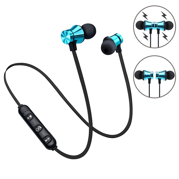 Auricolari Bluetooth V4.2 wireless intrauricolari magnetici XT11, XT11 (Gold), XT11 (Blue), XT11 (Tarnish), XT11 (Silver)