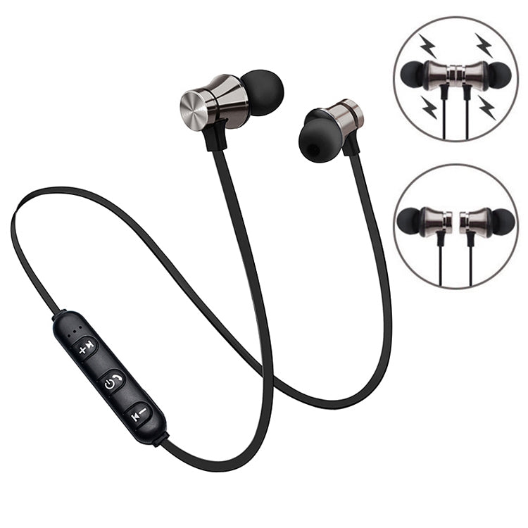 Auricolari Bluetooth V4.2 wireless intrauricolari magnetici XT11, XT11 (Gold), XT11 (Blue), XT11 (Tarnish), XT11 (Silver)
