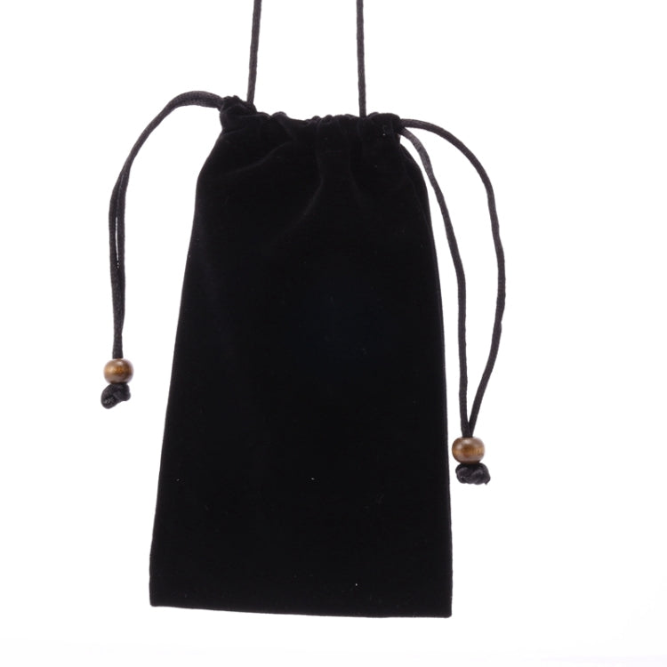 Borsa da trasporto universale in tessuto floccato di cotone da 6,9 pollici con cordino per iPhone 8 Plus, Galaxy S10+, Huawei Mate 20X, Xiaomi Max