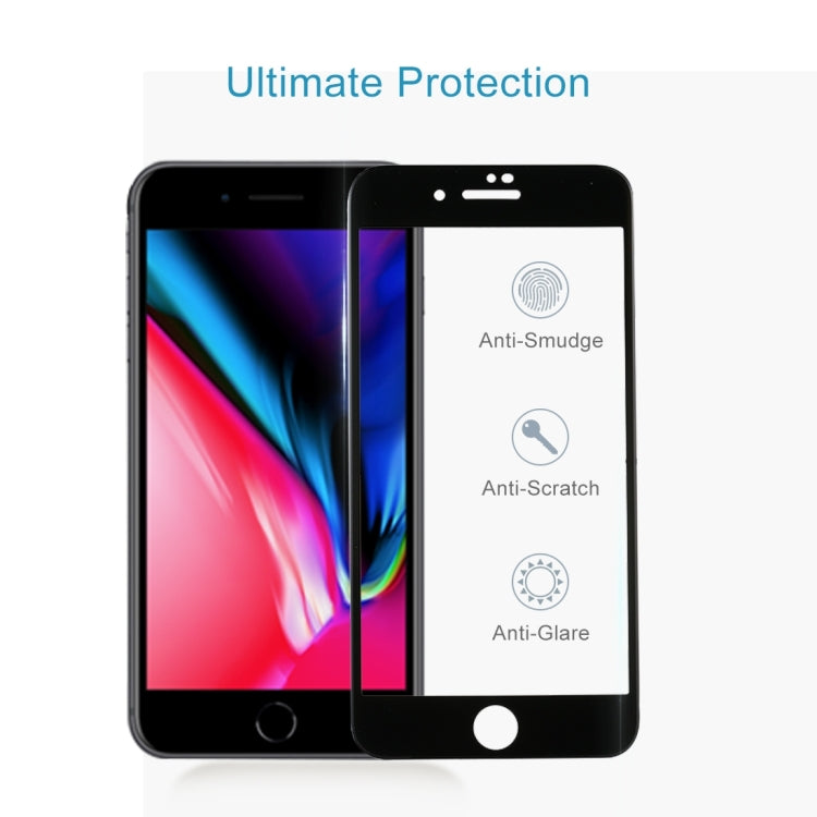 Per iPhone 8 Plus e 7 Plus 0,3 mm Durezza superficiale 9H Proteggi schermo in vetro temperato curvo a schermo intero 5D, For iPhone 8P & 7P(1 PC)