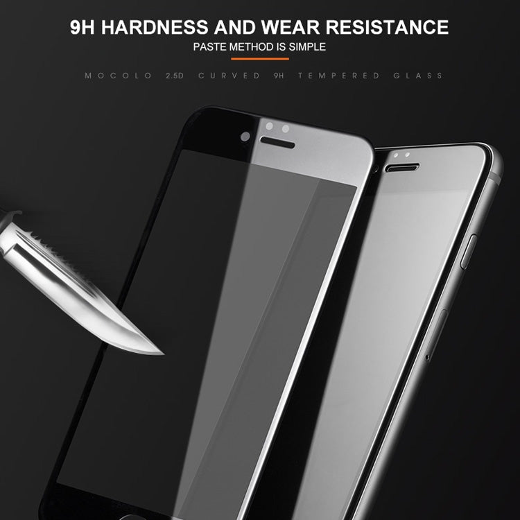 mocolo 0,33mm 9H 2.5D Pellicola in vetro temperato con stampa serigrafica per iPhone 8 Plus e 7 Plus, iPhone 8 Plus & 7 Plus