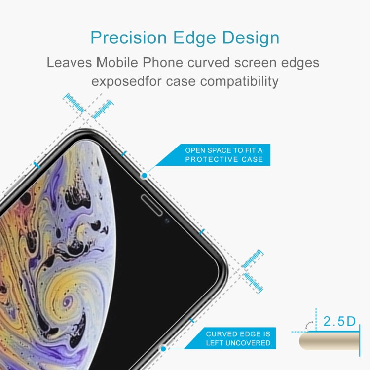 Per iPhone XS Max / 11 Pro Max Pellicola in vetro temperato 9H 2.5D, For iPhone XS Max(1pc)