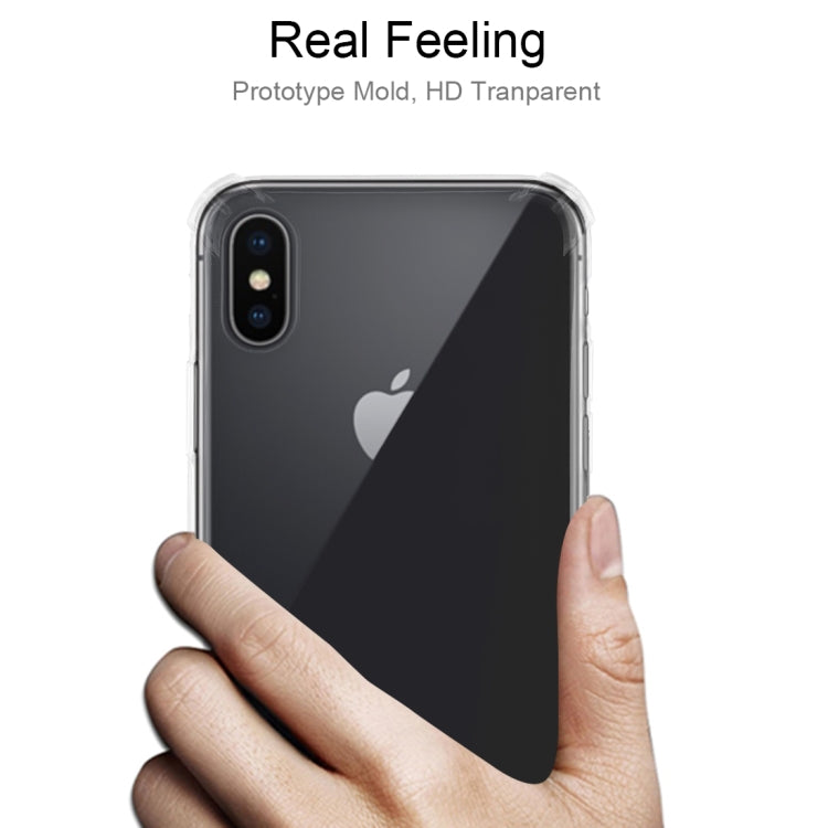 Per iPhone X / XS Custodia protettiva in TPU trasparente ultrasottile da 0,75 mm, iPhone X / XS(1PCS)