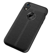 Custodia TPU per iPhone X / XS con trama litchi