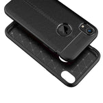 Custodia TPU con trama litchi per iPhone X e XS