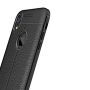 Custodia TPU per iPhone X / XS con trama litchi