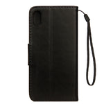 Custodia in pelle per iPhone XR con supporto