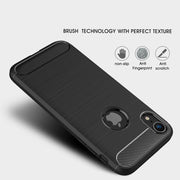 Custodia TPU per iPhone XR in fibra di carbonio
