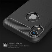 Custodia TPU per iPhone XR in fibra di carbonio