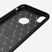 Custodia TPU per iPhone XR in fibra di carbonio