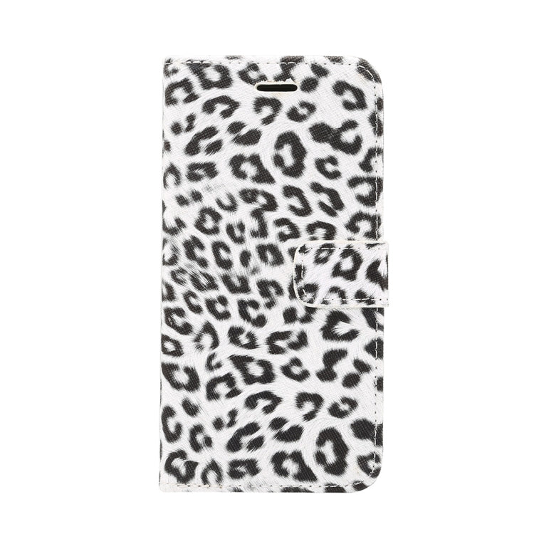 Per iPhone XR Custodia in pelle con chiusura orizzontale con motivo leopardato con supporto e slot per schede, For XR