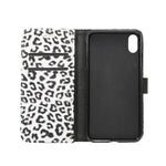 Custodia in pelle con supporto per iPhone XR