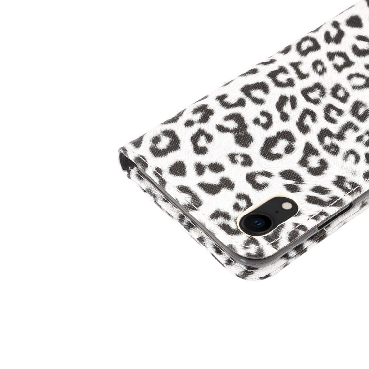 Per iPhone XR Custodia in pelle con chiusura orizzontale con motivo leopardato con supporto e slot per schede, For XR