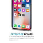 Pellicola in vetro temperato per iPhone XS/X 2 pezzi