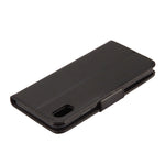 Custodia in pelle per iPhone XS Max con supporto