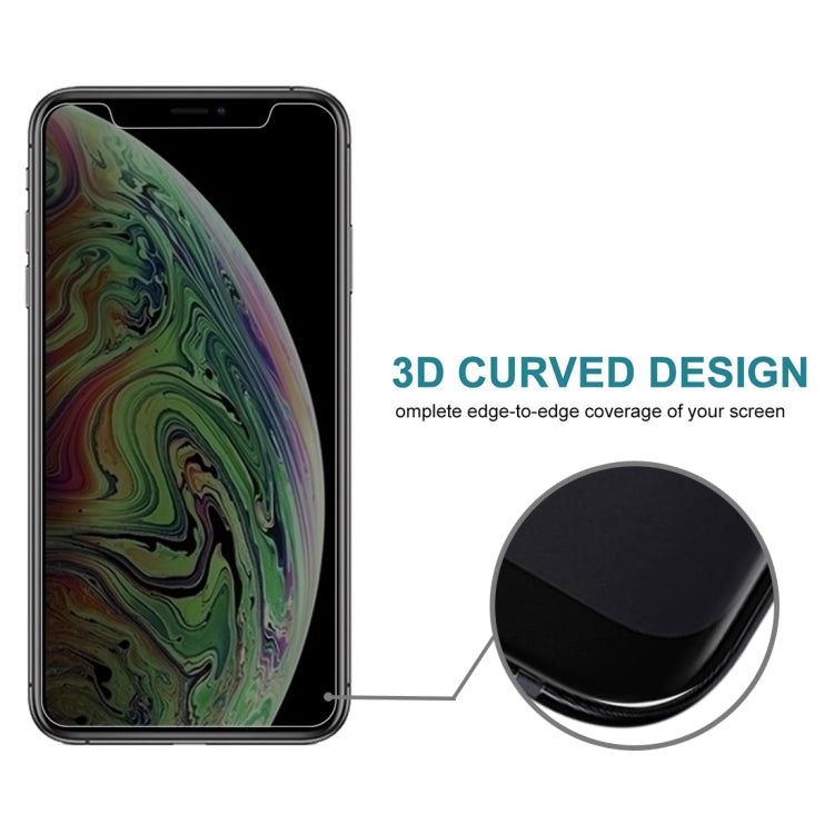 Per iPhone 11 Pro Max / XS Max 9H 3D Privacy Protezione schermo in vetro temperato antiriflesso a schermo intero, For XS Max
