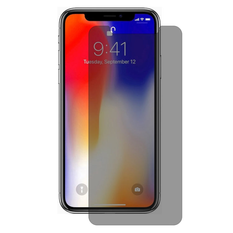 Per iPhone XS Max ENKAY Hat-Prince 0,26mm 9H 2.5D Pellicola in vetro temperato antiriflesso per privacy, For XS Max