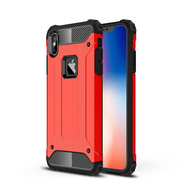 Per iPhone XS Max Custodia con cover posteriore combinata TPU + PC Armor, For iPhone XS Max