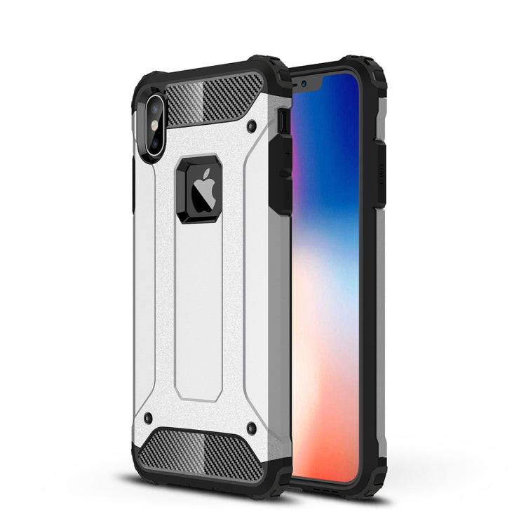 Per iPhone XS Max Custodia con cover posteriore combinata TPU + PC Armor, For iPhone XS Max