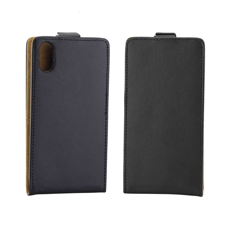 Per iPhone XS Max Custodia in pelle TPU con vibrazione verticale stile business con slot per schede, For XS Max
