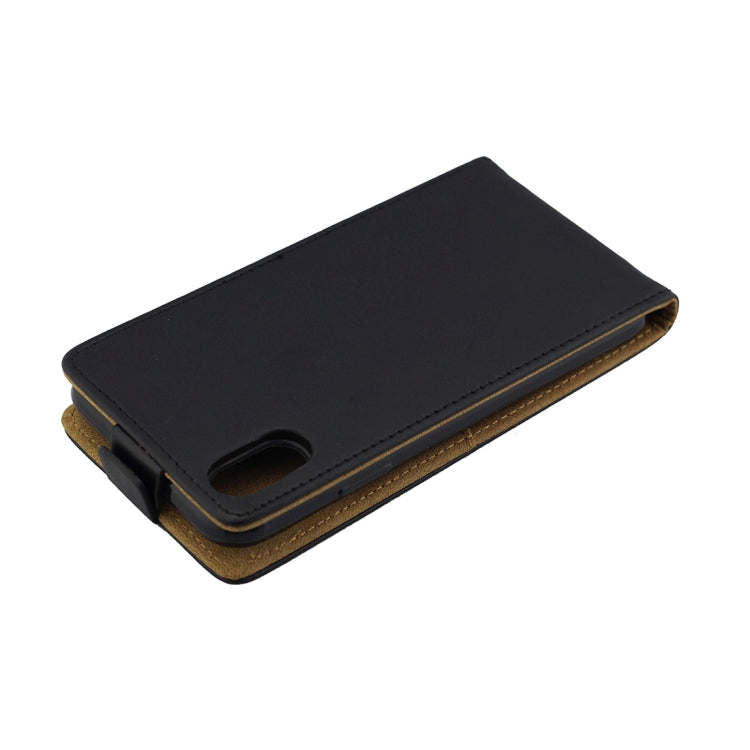 Per iPhone XS Max Custodia in pelle TPU con vibrazione verticale stile business con slot per schede, For XS Max