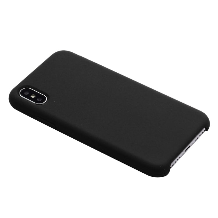 Per iPhone XS Max Cover posteriore protettiva in silicone liquido a copertura totale con quattro angoli, XS Max, For XS Plus, For XS Max