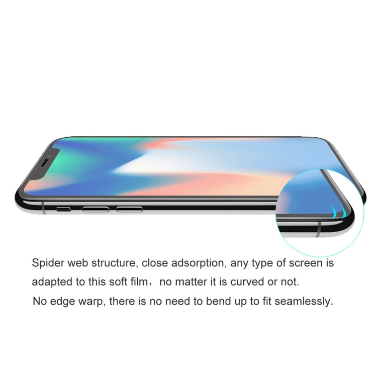 ENKAY Hat-Prince 0.1mm Pellicola protettiva 3D per schermo intero antideflagrante Hydrogel per iPhone XS Max, materiale TPU+TPE+PET, iPhone XS Max