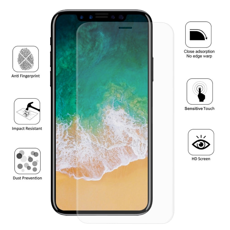 ENKAY Hat-Prince 0.1mm Pellicola protettiva 3D per schermo intero antideflagrante Hydrogel per iPhone XS Max, materiale TPU+TPE+PET, iPhone XS Max