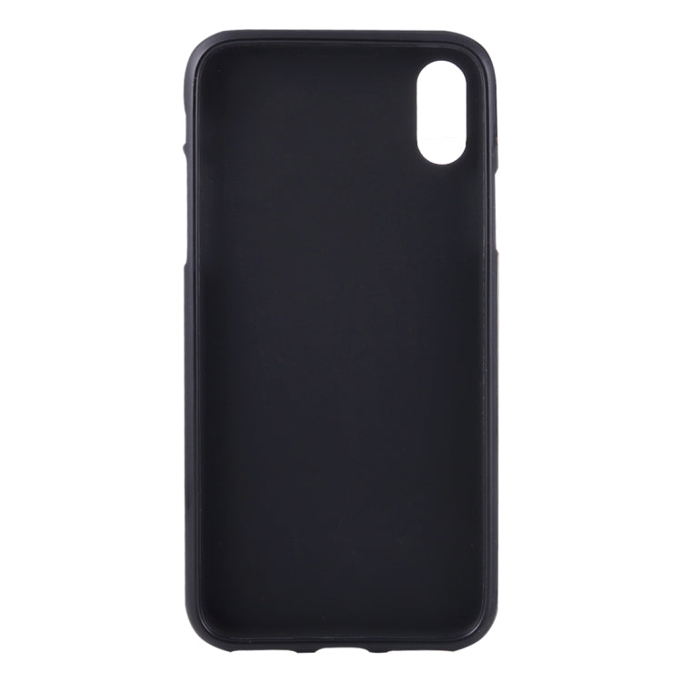 Per iPhone XS Max Custodia in TPU morbido satinato tinta unita, For XS Max