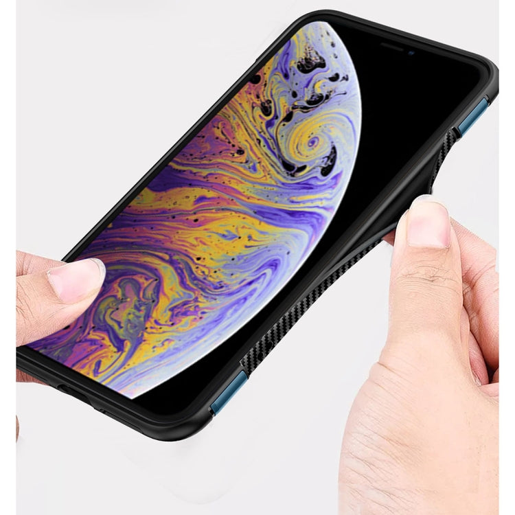 Per iPhone XS Max Custodia protettiva magnetica con armatura ad anello con rotazione a 360 gradi, For XS Max