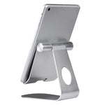 Supporto da tavolo pieghevole in alluminio per smartphone e table