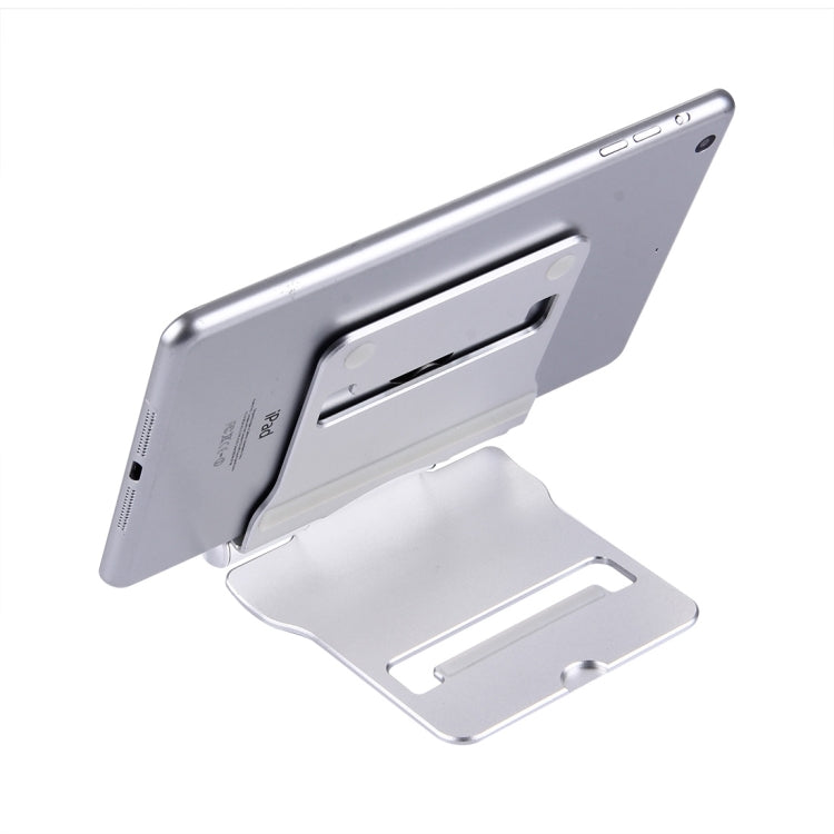 Supporto per tablet da tavolo pieghevole regolabile portatile in lega di alluminio CNC per iPad, iPhone e tablet