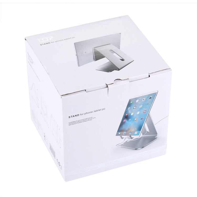 Supporto per tablet da tavolo portatile in lega di alluminio CNC per iPad, iPhone e tablet