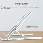 Staffa di supporto pieghevole per laptop e tablet