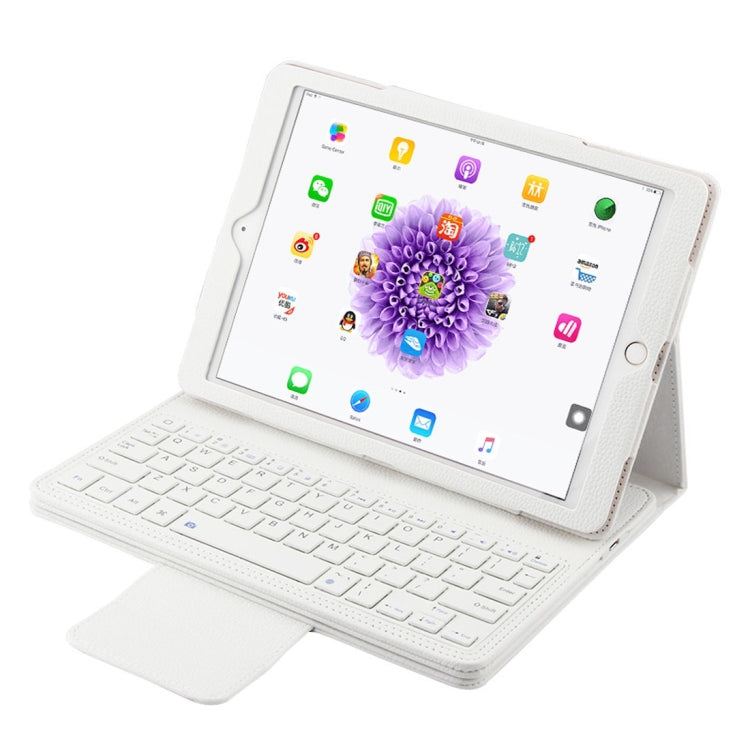 IP071 per iPad Pro 9.7 pollici / iPad Air 2 / iPad Air /iPad 9.7 (2018) e iPad 9.7 (2017) Tastiera Bluetooth ABS separabile + Custodia tablet in pelle con chiusura orizzontale con texture Litchi con supporto